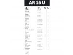 Стеклоочиститель Bosch AeroTwin AR15U