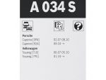 Стеклоочистители Bosch AeroTwin A034S