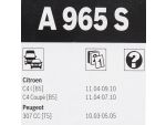 Стеклоочистители Bosch AeroTwin A965S