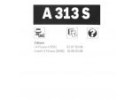 Стеклоочистители Bosch AeroTwin A313S