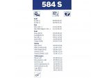 Стеклоочистители Bosch Twin Spoiler 584S