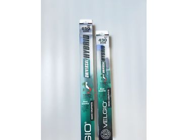 Комплект гібридних щіток Velgio Hybrid кріплення вузька кнопка 65/43