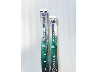 Комплект гібридних щіток Velgio Hybrid кріплення кнопка 55/43